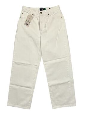 Dockers White High Rise Straight Fit Denim Jeans Womens 27 NEW
